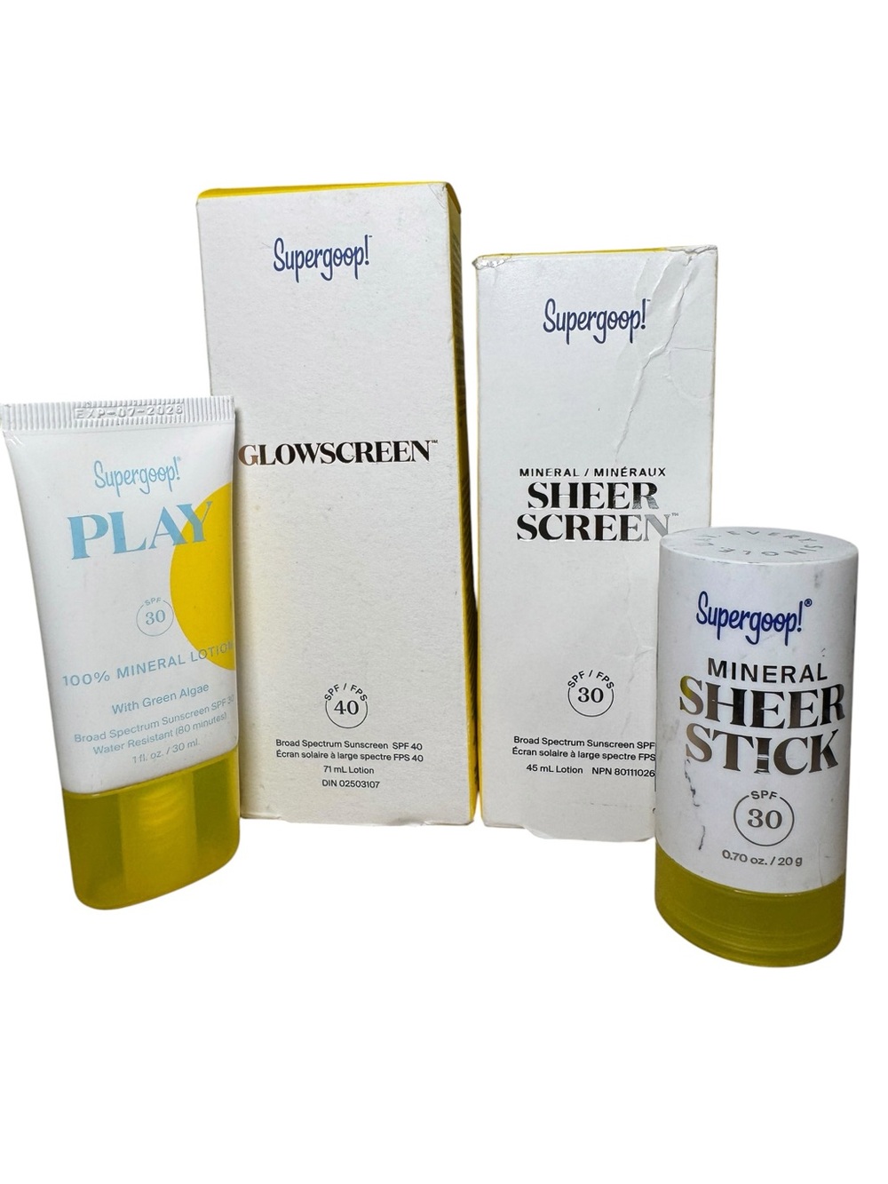 Supergoop! Sunscreen bundle of 4